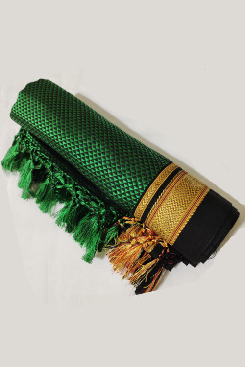 GULEDGUDDA KHANA COTTON DUPPATTA WITH TASSELS