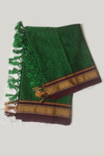 GULEDGUDDA KHANA COTTON DUPPATTA WITH TASSELS