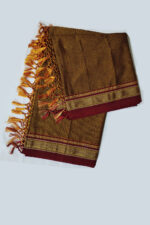 GULEDGUDDA KHANA COTTON DUPPATTA WITH TASSELS