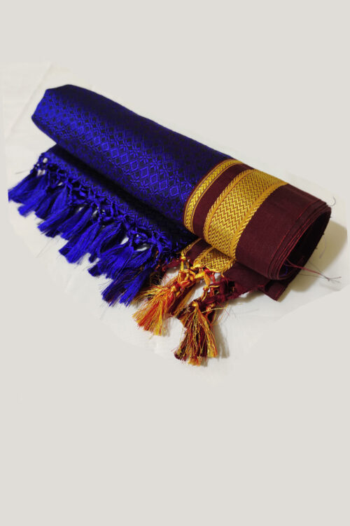 GULEDGUDDA KHANA COTTON DUPPATTA WITH TASSELS