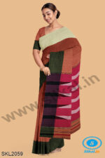 PATTEDA ANCHU PURE COTTON HANDWOVEN SAREE