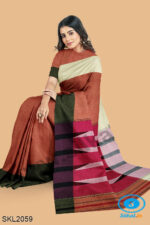 PATTEDA ANCHU PURE COTTON HANDWOVEN SAREE