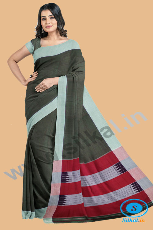 PATTEDA ANCHU PURE COTTON HANDWOVEN SAREE