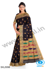 ILKAL MAYURI SAREE WITH CHIKKI BORDER
