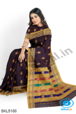 ILKAL MAYURI SAREE WITH CHIKKI BORDER