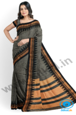 ILKAL EMBOZ SAREE WITH TEMPLE BORDER