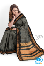 ILKAL EMBOZ SAREE WITH TEMPLE BORDER