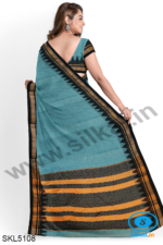 ILKAL EMBOZ SAREE WITH TEMPLE BORDER