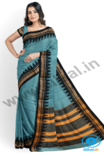 ILKAL EMBOZ SAREE WITH TEMPLE BORDER