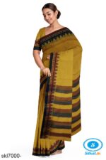 BANAHATTI COTTON SAREE WITH TRADITIONAL BORDER