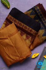 BANAHATTI COTTON SAREE WITH TRADITIONAL BORDER