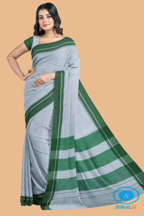 PATTEDA ANCHU PURE COTTON HANDWOVEN SAREE