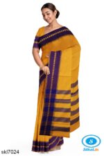 BANAHATTI COTTON SAREE WITH TRADITIONAL BORDER