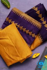 BANAHATTI COTTON SAREE WITH TRADITIONAL BORDER