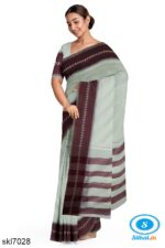 BANAHATTI COTTON SAREE WITH TRADITIONAL BORDER