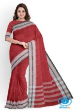 BANAHATTI COTTON SAREE WITH TRADITIONAL BORDER