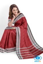 BANAHATTI COTTON SAREE WITH TRADITIONAL BORDER