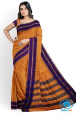 BANAHATTI COTTON SAREE WITH TRADITIONAL BORDER