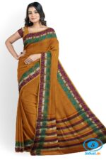 BANAHATTI COTTON SAREE WITH TRADITIONAL BORDER