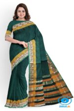 BANAHATTI COTTON SAREE WITH TRADITIONAL BORDER