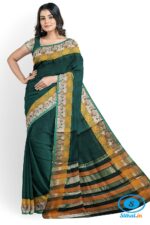 BANAHATTI COTTON SAREE WITH TRADITIONAL BORDER