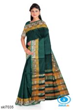 BANAHATTI COTTON SAREE WITH TRADITIONAL BORDER