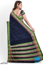 BANAHATTI COTTON SAREE WITH TRADITIONAL BORDER