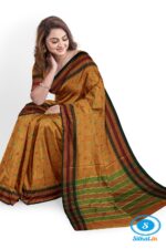 BANAHATTI COTTON SAREE WITH TRADITIONAL BORDER