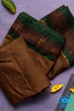 ILKAL COTTON RAGAWALI SAREE WITH CHIKKI PARAS BORDER