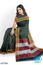 ILKAL COTTON RAGAWALI SAREE WITH CHIKKI PARAS BORDER