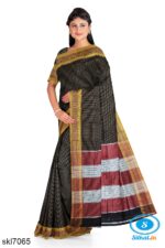 ILKAL COTTON RAGAWALI SAREE WITH CHIKKI PARAS BORDER