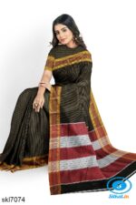 ILKAL COTTON RAGAWALI SAREE WITH CHIKKI PARAS BORDER