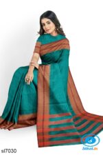 BANAHATTI COTTON SAREE WITH TRADITIONAL BORDER