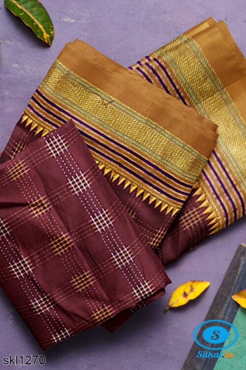 ILKAL SILK BY COTTON RADIKA SAREE
