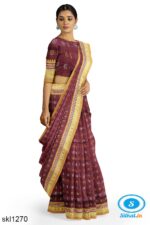 ILKAL SILK BY COTTON RADIKA SAREE