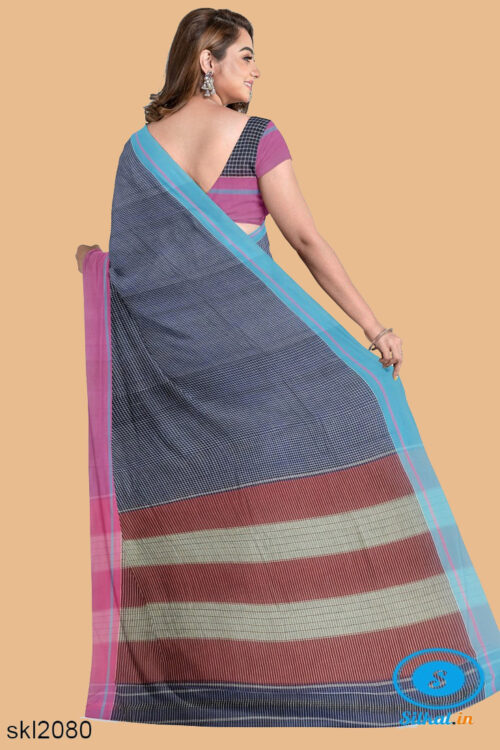 PATTEDA ANCHU PURE COTTON HANDWOVEN SAREE