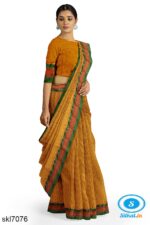ILKAL COTTON RAGAWALI SAREE WITH CHIKKI PARAS BORDER