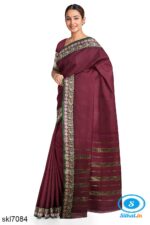 ILKAL COTTON PLAIN SAREE
