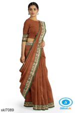 ILKAL COTTON PLAIN SAREE
