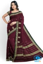 ILKAL COTTON PLAIN BUTTHA SAREE
