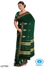 ILKAL COTTON PLAIN BUTTHA SAREE
