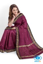 BANAHATTI COTTON SAREE WITH TRADITIONAL BORDER