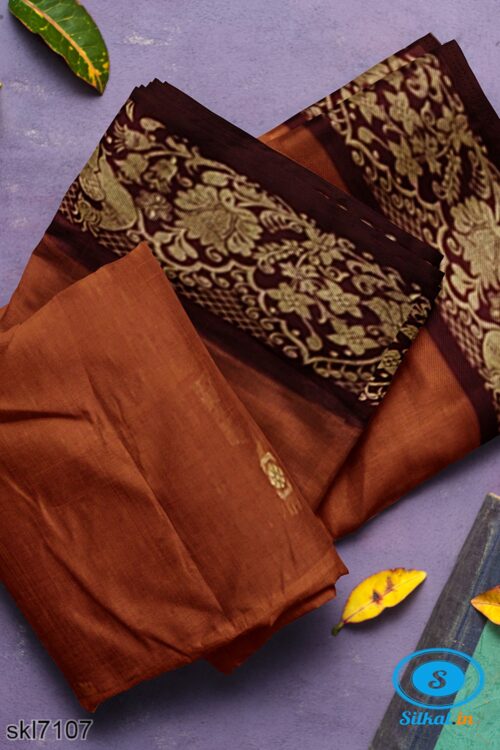 BANAHATTI COTTON SAREE WITH TRADITIONAL BORDER