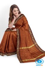 BANAHATTI COTTON SAREE WITH TRADITIONAL BORDER