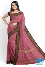 BANAHATTI COTTON SAREE WITH TRADITIONAL BORDER
