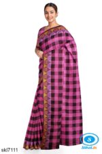 BANAHATTI COTTON SAREE WITH TEMPPAL BORDER