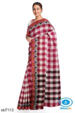 BANAHATTI COTTON SAREE WITH TEMPPAL BORDER