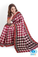 BANAHATTI COTTON SAREE WITH TEMPPAL BORDER