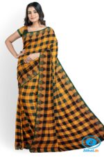 BANAHATTI COTTON SAREE WITH TEMPPAL BORDER