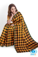 BANAHATTI COTTON SAREE WITH TEMPPAL BORDER